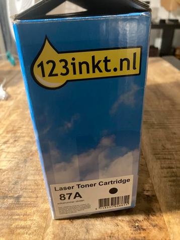 Laser toner cartridge 87A vervangt HP CF287A zwart nieuw beschikbaar voor biedingen