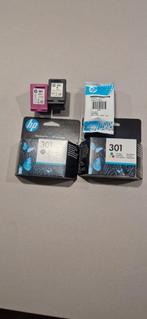 HP 301 inktcartridge zwart en tri-colour, Computers en Software, Printerbenodigdheden, Ophalen of Verzenden, Zo goed als nieuw