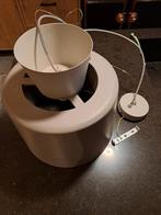 Stoere metalen hanglamp van MADE .com, Huis en Inrichting, Ophalen of Verzenden, Zo goed als nieuw, Metaal, Minder dan 50 cm