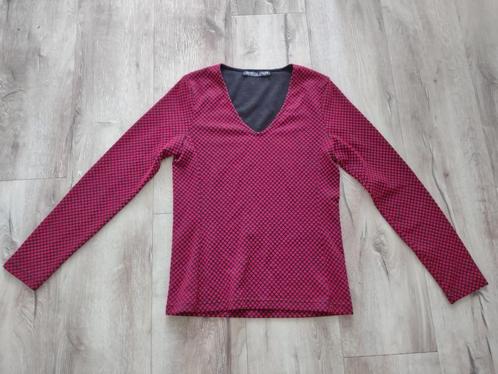 Prachtige zwarte trui met rode stippen Juffrouw Jansen, S., Kleding | Dames, Truien en Vesten, Zo goed als nieuw, Maat 36 (S)