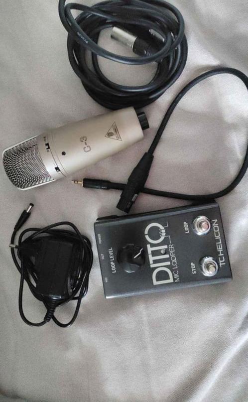 Ditto mic looper + microfoon en extra kabels, Muziek en Instrumenten, Effecten, Zo goed als nieuw, Ophalen of Verzenden
