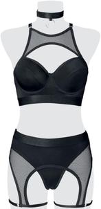 "Erotic Set" Ondergoed zwart van Grey Velvet Maat L, Kleding | Dames, Nieuw, Bikini, Ophalen of Verzenden, Zwart