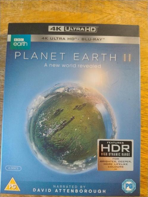 Planet Earth 2  4k Ultra HD blu-ray 4disc, Cd's en Dvd's, Blu-ray, Zo goed als nieuw, Ophalen of Verzenden
