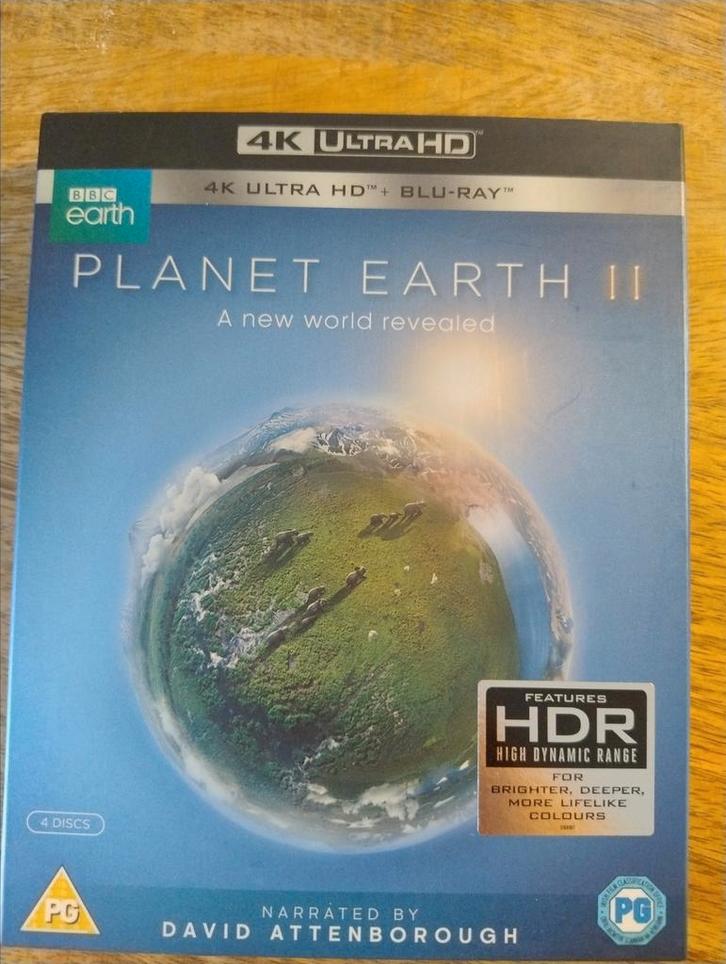 Planet Earth 2  4k Ultra HD blu-ray 4disc, Cd's en Dvd's, Blu-ray, Zo goed als nieuw, Ophalen of Verzenden