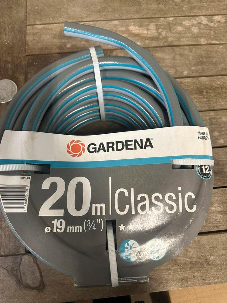 Gardena Classic Tuinslang – 20 meter – 19 mm (3/4"), Tuin en Terras, Tuinslangen, Nieuw, Tuinslang, Ophalen
