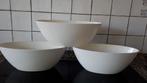 ELHO BRUSSELS OVAL BREEDTE 36 CM 3 STUKS WIT, Tuin en Terras, Bloempotten, Kunststof, Rond, Ophalen of Verzenden, Zo goed als nieuw