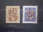 Nederland NVPH 132-133 gebruikt ( T 494)..€ 2,50, Verzenden