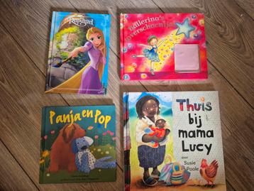 Boekenset Meisjes: Tanja en Pop, Rapunzel, Lucy, Ballerina beschikbaar voor biedingen