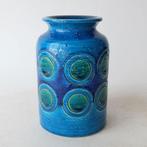 Aldo Londi Bitossi, Italy vintage Rimini Bleu aardewerk vaas, Ophalen of Verzenden
