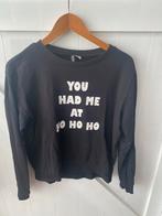 Zwarte H&M Divided kerst shirt - Maat M, Kleding | Dames, Truien en Vesten, Ophalen of Verzenden, Zo goed als nieuw, Maat 38/40 (M)