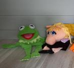 Muppets Handpoppen Kermit & Miss Piggy, Kinderen en Baby's, Speelgoed | Knuffels en Pluche, Ophalen of Verzenden, Gebruikt, Kikker
