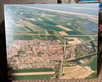 Luchtfoto Stellendam Goeree Overflakkee 49x59 cm, Ophalen