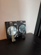 2x Ronde Spiegels met Haakjes - Nieuw, Minder dan 50 cm, Rond, Nieuw, Ophalen of Verzenden