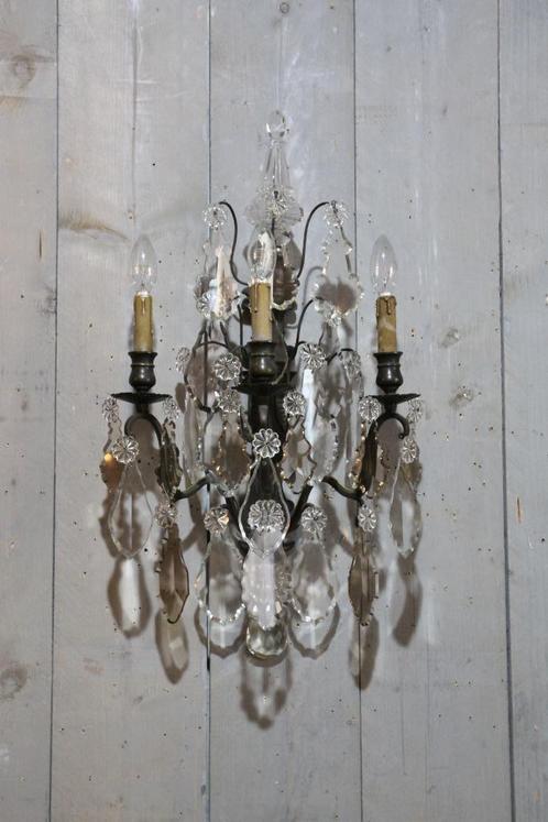 Grote unieke wandlamp, Antiek en Kunst, Antiek | Lampen, Ophalen of Verzenden