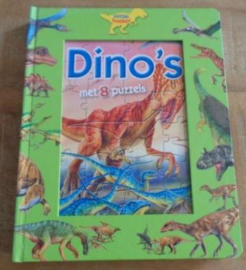 Dino dino's puzzel boek met 8 legpuzzels van 25 stukjes  beschikbaar voor biedingen