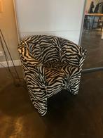 Zebra stoel met unieke stijl, Ophalen, Gebruikt, Minder dan 75 cm, Stof