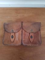 Militaier patronen tasje en holster  tas leer, Ophalen of Verzenden, Landmacht, Nederland, Overige typen