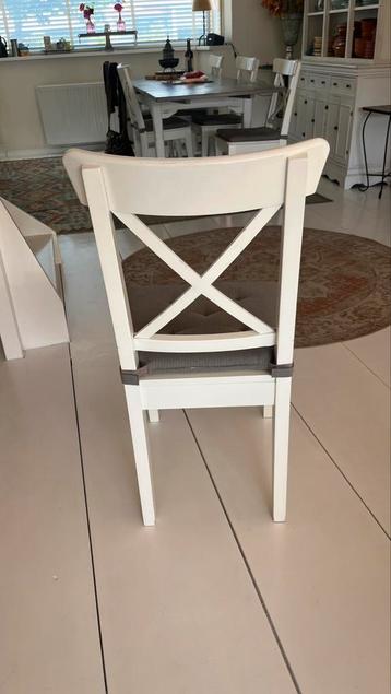 2 OKEA eetstafel stoelen. beschikbaar voor biedingen