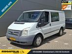 Ford Transit 260S 2.2 TDCI 6-Pers Airco Nw APK, 101 pk, Gebruikt, 4 cilinders, Wit