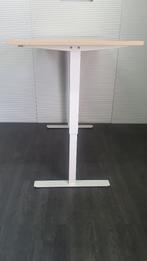 Bureau Zit/Sta 160x80 wit/ahorn, Verzenden, In hoogte verstelbaar, Zo goed als nieuw, Stabureau