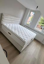 ACTIE BOXSPRING Inclusief Opbergruimte, 180 cm, 200 cm, Crème, Ophalen