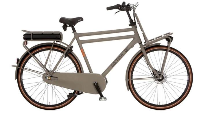 Cortine E-U4 Elektrische Transport Herenfiets, Fietsen en Brommers, Fietsen | Heren | Herenfietsen, Nieuw, Overige merken, 53 tot 57 cm