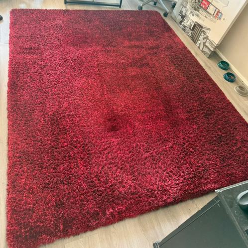 Vloerkleed rood, Huis en Inrichting, Stoffering | Tapijten en Kleden, Zo goed als nieuw, 200 cm of meer, Rechthoekig, Rood, Ophalen