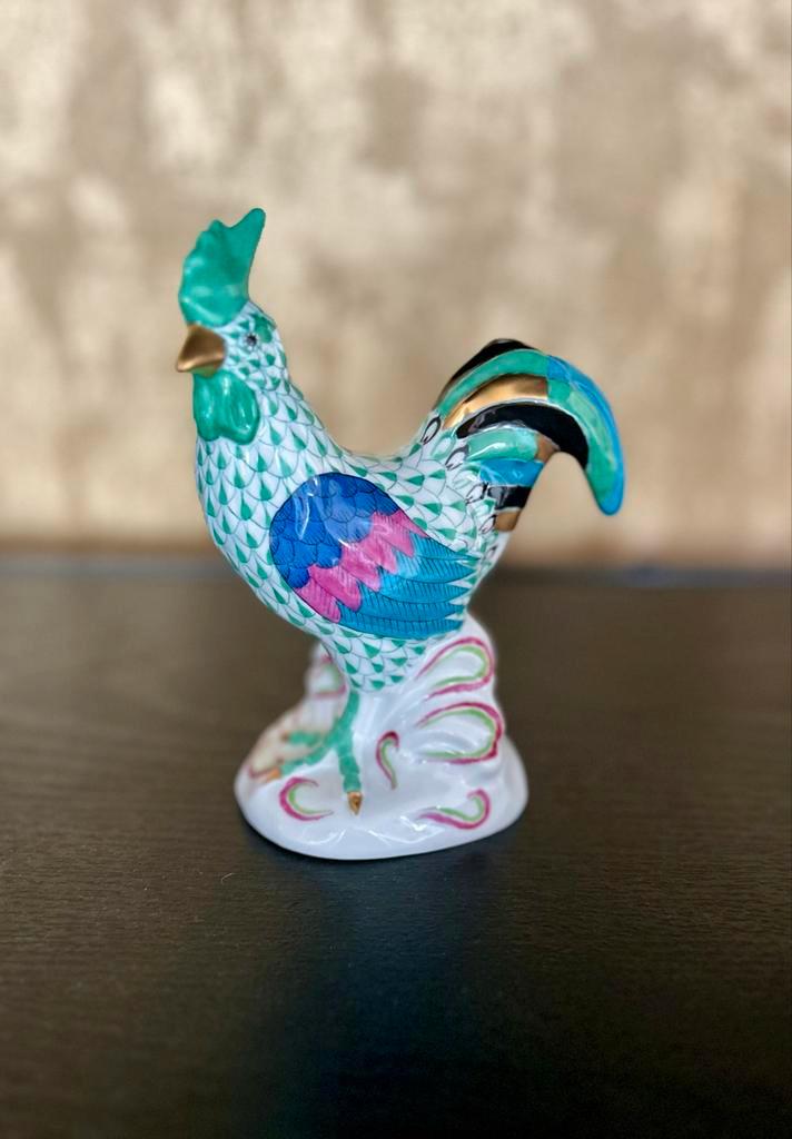 Herend Haan Figuur - Prachtig!, Antiek en Kunst, Antiek | Keramiek en Aardewerk, Ophalen