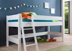 Halfhoogslaper Kim wit mdf, Kinderen en Baby's, Kinderkamer | Stapelbedden en Hoogslapers, Ophalen of Verzenden, Halfhoogslaper