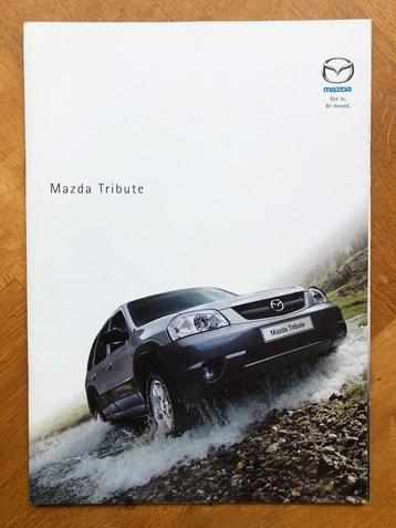 Mazda Tribute folder 2000 beschikbaar voor biedingen
