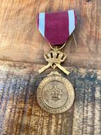 Officieel Ereteken Kroonorde Bronzen Medaille België, Overige soorten, Overige gebieden, Ophalen of Verzenden, Lintje, Medaille of Wings