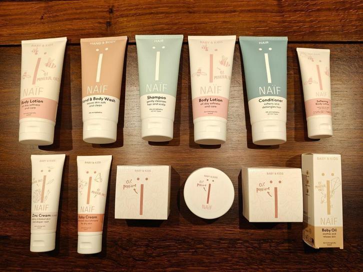 Verzameling Naïf producten Naif, Sieraden, Tassen en Uiterlijk, Uiterlijk | Lichaamsverzorging, Nieuw, Bodylotion, Crème of Olie