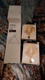 Ikea ackje met lampen, Ophalen of Verzenden, Nieuw, E27 (groot), Led-lamp