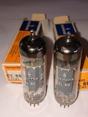 Siemens germany EL86 NOS buizen paar beschikbaar voor biedingen