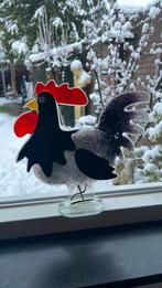 Glazen haan en kip, Ophalen of Verzenden, Zo goed als nieuw