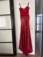 Prachtige Rode Galajurk - Maat s/m, Galajurk, Ophalen of Verzenden, Zo goed als nieuw, Maat 36 (S)