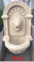 Sterke kunststof leeuwen fontein met nieuwe pomp, Tuin en Terras, Ophalen, Kunststof, Fontein