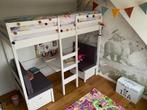 Hoogslaper / stapelbed met bureau / zitgedeelte, Ophalen, Gebruikt, Hoogslaper