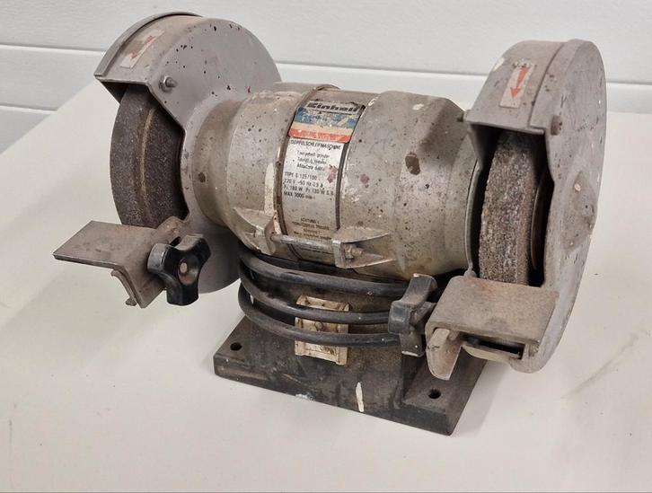 Einhell Slijpbank - Werkbankslijpmachine, Doe-het-zelf en Verbouw, Gereedschap | Slijpmachines, Gebruikt, Werkbankslijpmachine