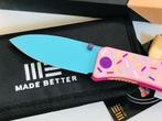 WE Knife Co. Dessert Warrior Banter Knife Pink G-10  Donut, Vintageknives.nl, Nieuw, Ophalen of Verzenden, Maarten@Vintageknives.nl