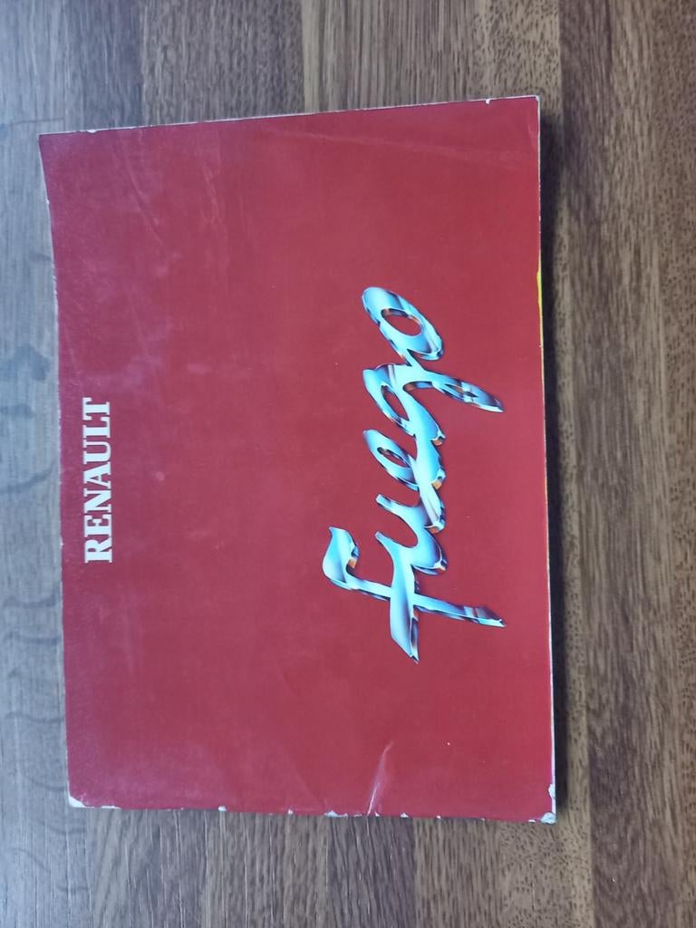 Unieke Handleiding RENAULT FUEGO 1981 met Supplement, Ophalen of Verzenden