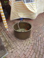 Flinke en zware koperen bak, Tuin en Terras, Bloembakken en Plantenbakken, Ophalen, Gebruikt, Minder dan 30 cm, Rond