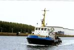 Sleepvaart-scheepvaart, Verzenden, Nieuw, Motorboot, Kaart, Foto of Prent