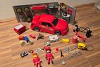 Playmobil sportauto met garage, Kinderen en Baby's, Ophalen, Gebruikt