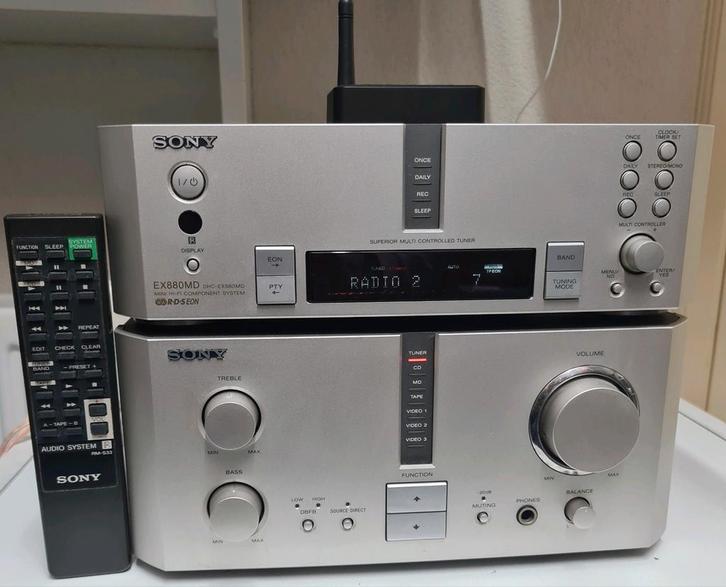Sony stereo set ex880 + bluetooth + afstandsbediening, Audio, Tv en Foto, Stereo-sets, Ophalen of Verzenden
