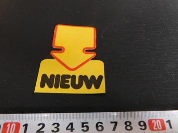 sticker NIEUW  beschikbaar voor biedingen