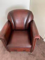 Leren Fauteuil. ( Echt als nieuw), Ophalen of Verzenden, Zo goed als nieuw, Leer, 50 tot 75 cm