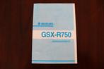 Suzuki GSX-R750 2001 motorrad fahrer handbuch GSX-R 750, Ophalen of Verzenden, Suzuki
