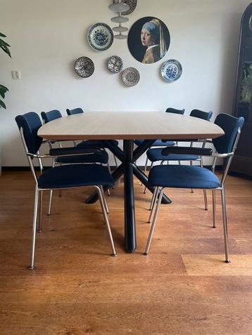 Set van 6 Gebroeders de Wit vintage armleuning stoelen beschikbaar voor biedingen