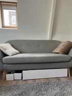 Grijze Jysk bank - zo goed als nieuw!, Ophalen, 150 tot 200 cm, Driepersoons, 75 tot 100 cm